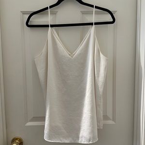 Express Off-White Satin Cami